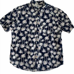 Old Navy Mens Short Sleeve Button Up Hawaiian Vaca